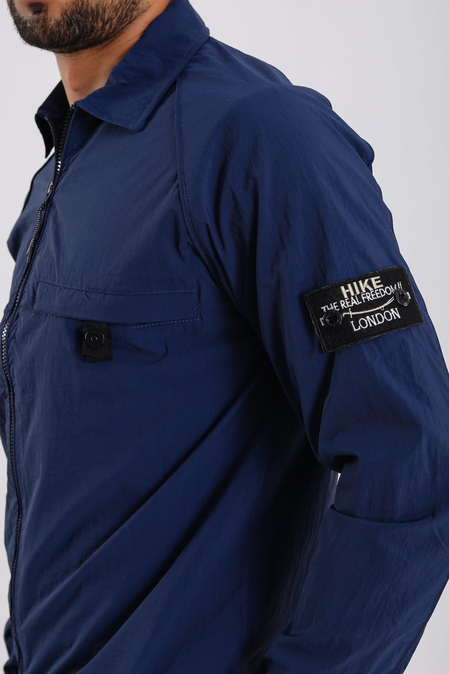 Mens over shirt zipper jacket designer jacket
